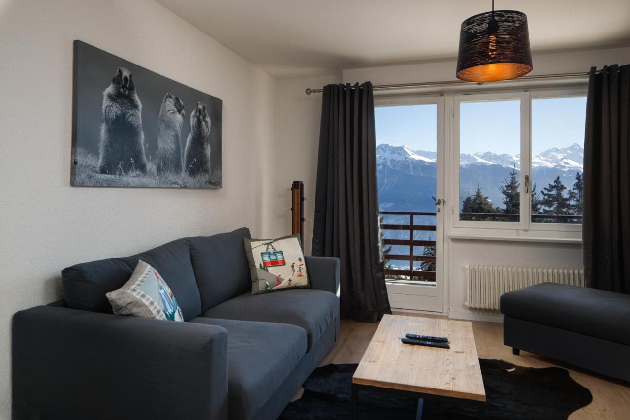 Magnifique Appartement Proche Du Centre Et Du Ski Crans-Montana Zewnętrze zdjęcie