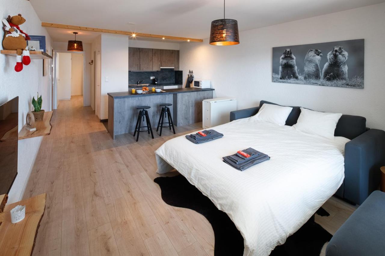 Magnifique Appartement Proche Du Centre Et Du Ski Crans-Montana Zewnętrze zdjęcie
